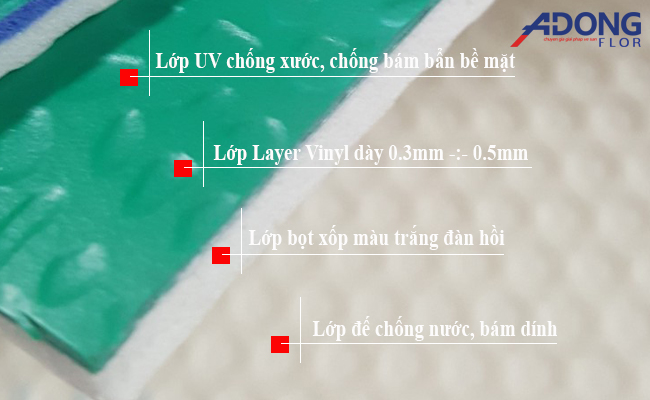 sàn vinyl thể thao